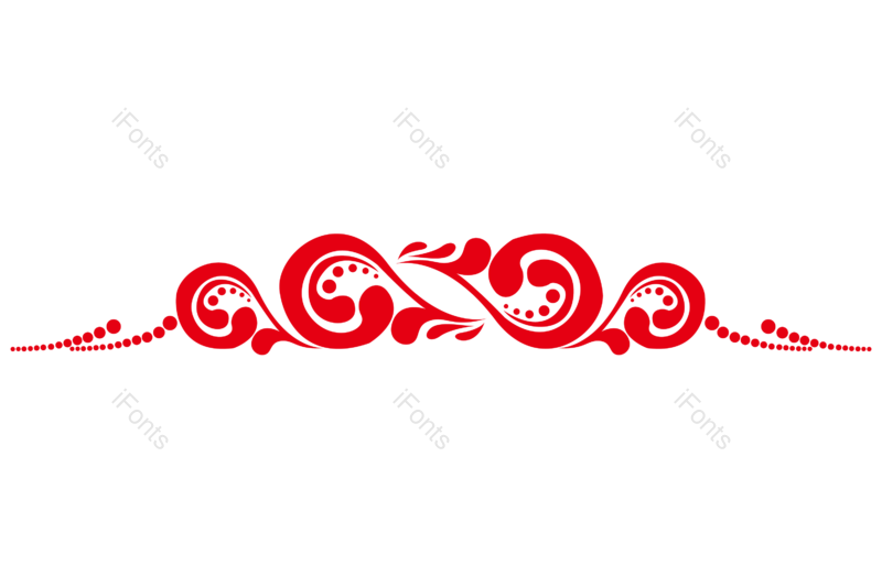 古典花纹图片,复古花纹元素,红色花纹PNG,花纹装饰免抠素材